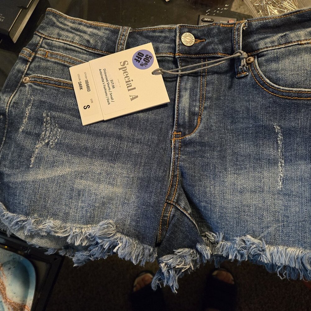 Special A Distressed Shorts